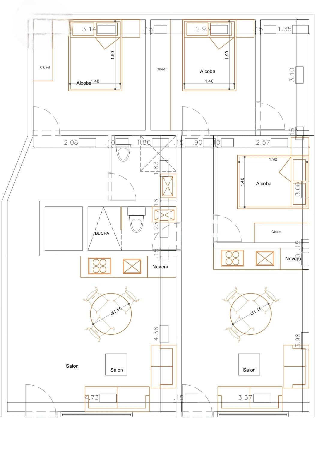 Casa en venta Antioquia La Ceja Cuatro Esqunas 102 m2 Habitaciones 2 Baños 1 Garajes 0 Precio $365000000