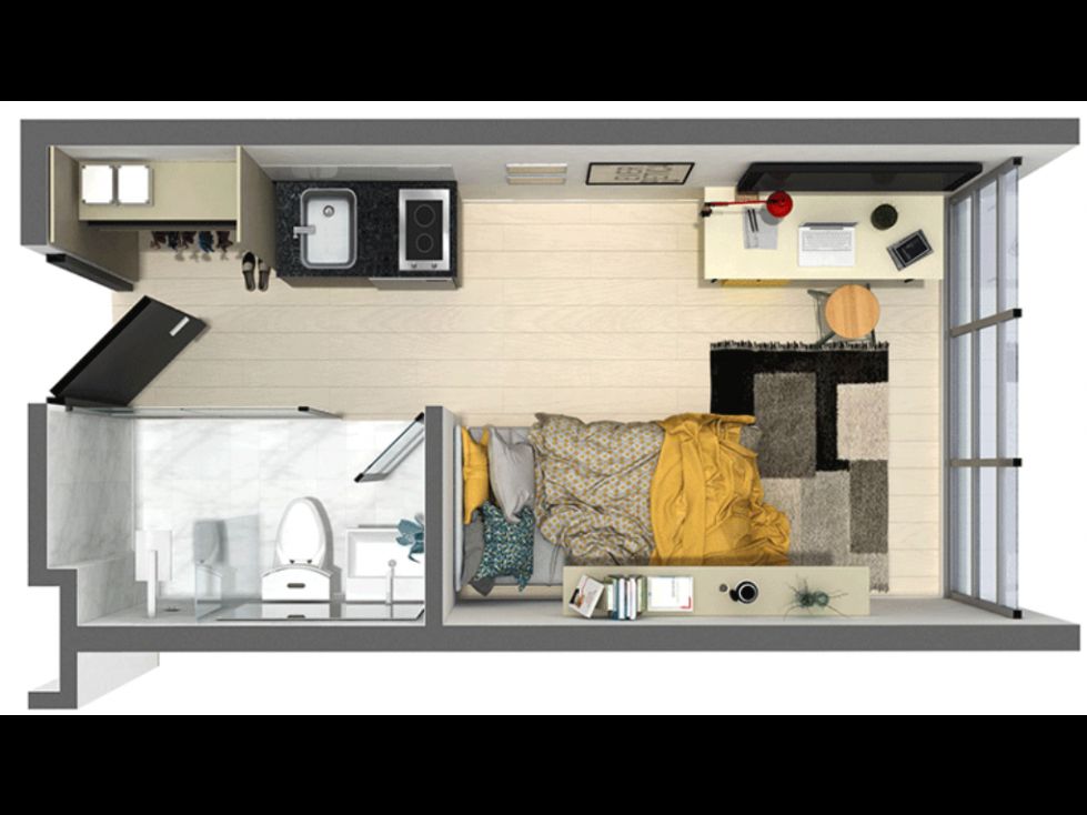 Apartaestudio en venta Cundinamarca Bogotá Chicó Norte 20 m2 Habitaciones 1 Baños 1 Garajes 0 Precio $280000000