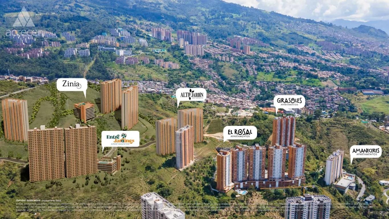 Apartamento en venta Antioquia Medellín Calasanz Parte Alta 50 m2 Habitaciones 2 Baños 2 Garajes 0 Precio $240000000