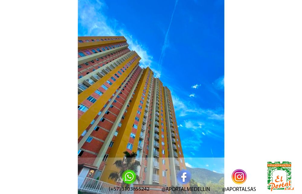 Apartamento en arriendo Antioquia Medellín Naranjitos 55 m2 Habitaciones 2 Baños 1 Garajes 1 Precio $1400000