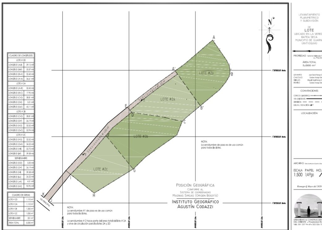 Lote en venta Antioquia Guarne Centro 1100 m2 Habitaciones 0 Baños 0 Garajes 0 Precio $250000000