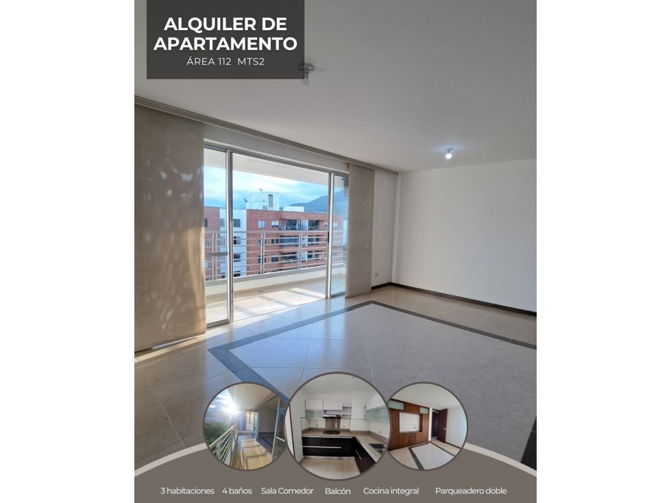 Apartamento en arriendo Valle Del Cauca Cali Conjunto Residencial Parque De Las Flores 112 m2 Habitaciones 4 Baños 3 Garajes 1 Precio $4043000