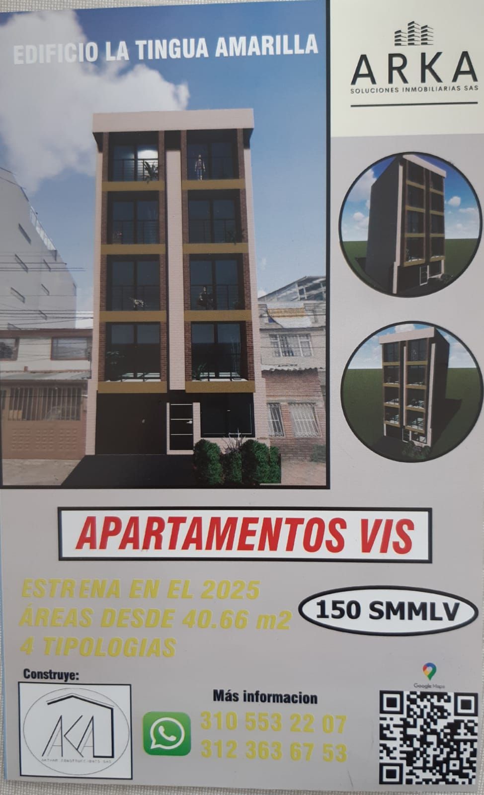 Apartamento en venta Cundinamarca Bogotá Santa Maria 42 m2 Habitaciones 2 Baños 1 Garajes 0 Precio $220000000