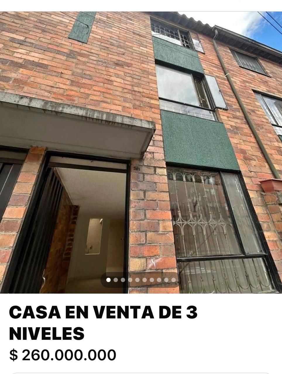 Casa en venta Cundinamarca Bogotá Rodesia 76 m2 Habitaciones 4 Baños 2 Garajes 0 Precio $260000000