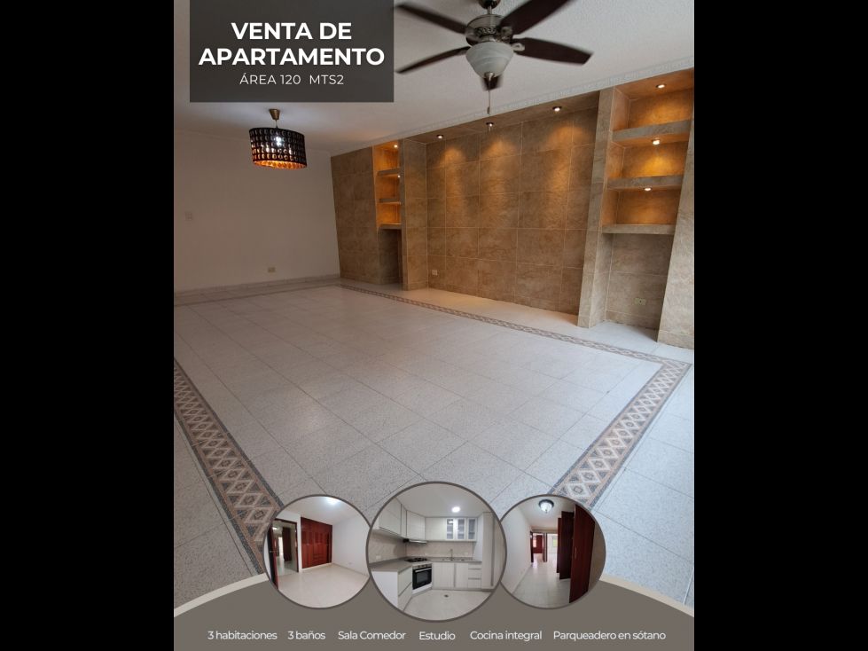 Apartamento en venta Valle Del Cauca Cali El Peñón 120 m2 Habitaciones 3 Baños 3 Garajes 1 Precio $560000000
