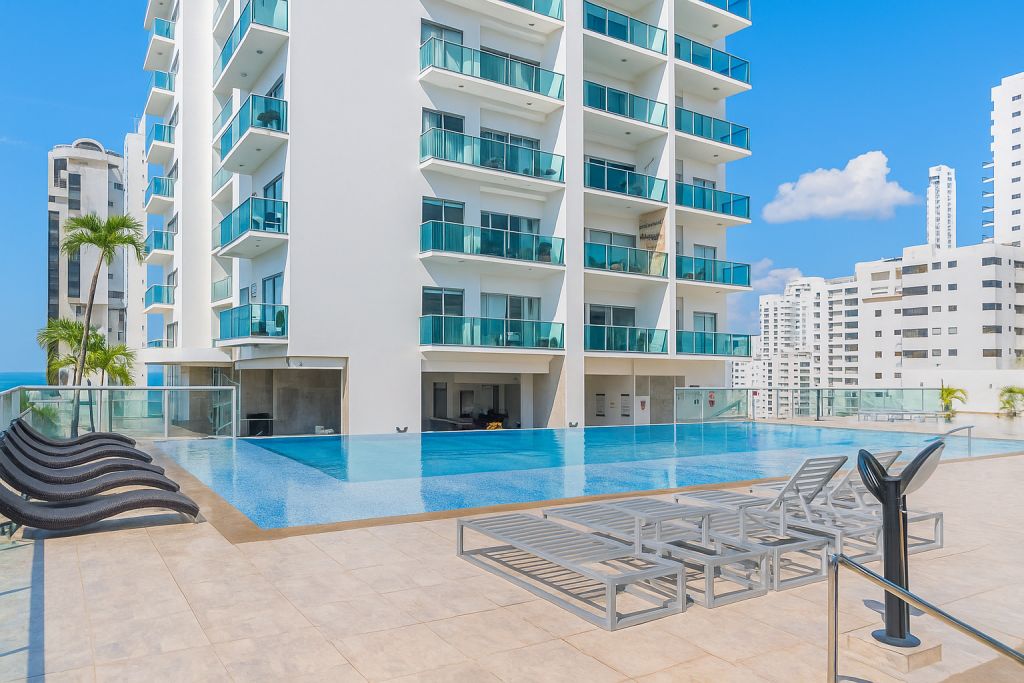 Apartamento en arriendo Bolívar Cartagena Boca Grande 107 m2 Habitaciones 2 Baños 2 Garajes 1 Precio $7040000