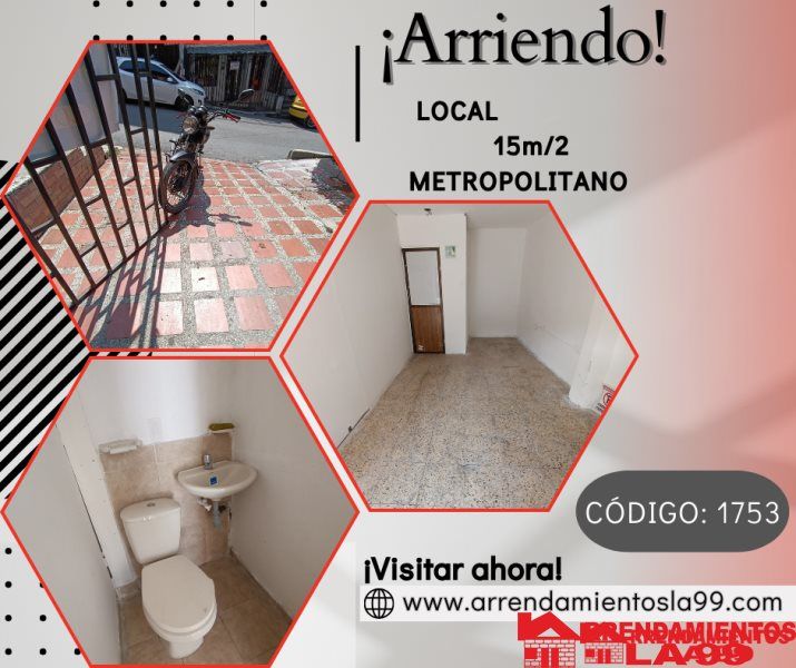 Local en arriendo Antioquia Medellín La Pradera 15 m2 Habitaciones 0 Baños 1 Garajes 0 Precio $700000