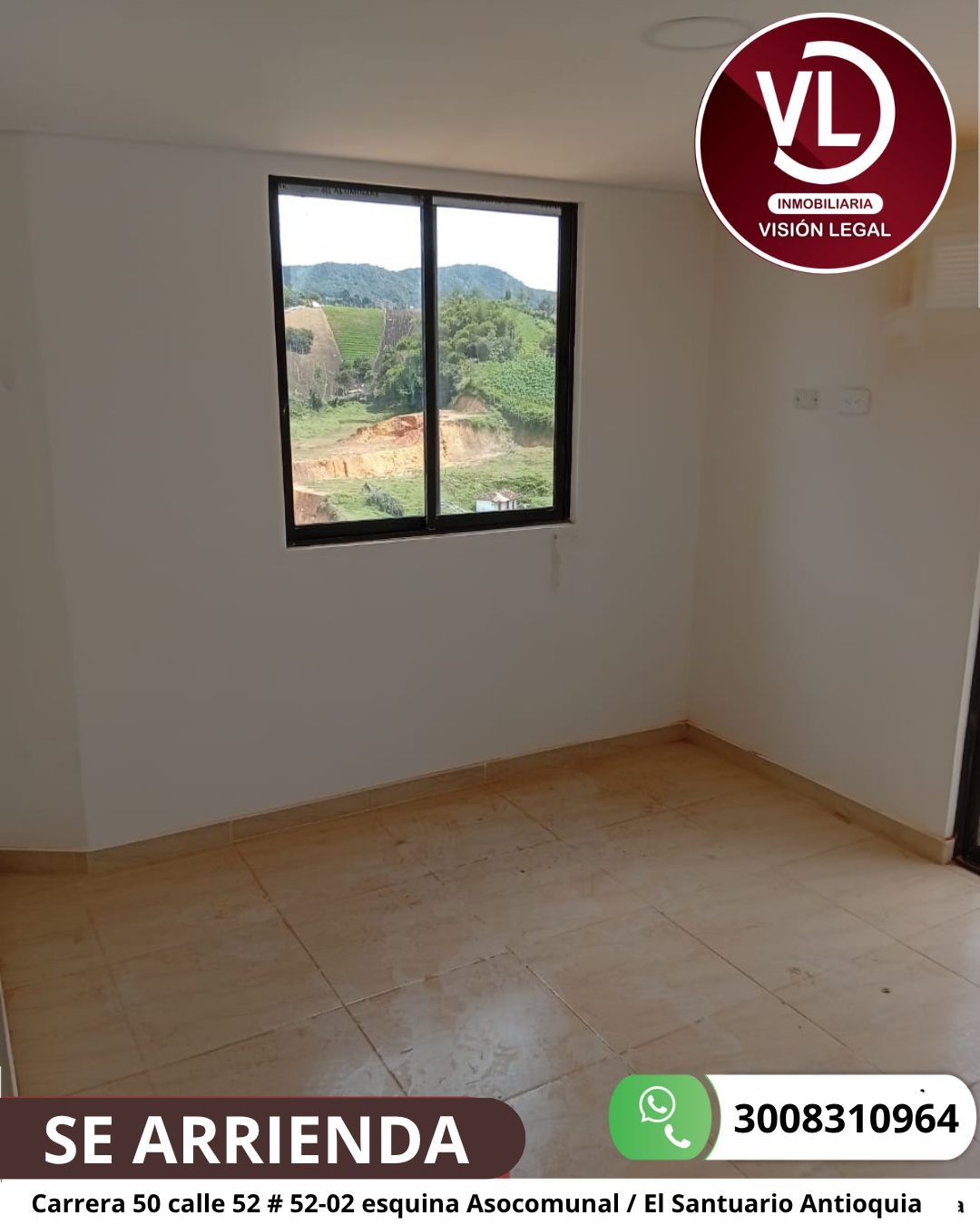 Apartamento en arriendo Antioquia El Santuario El Santuario 55 m2 Habitaciones 3 Baños 1 Garajes 0 Precio $950000