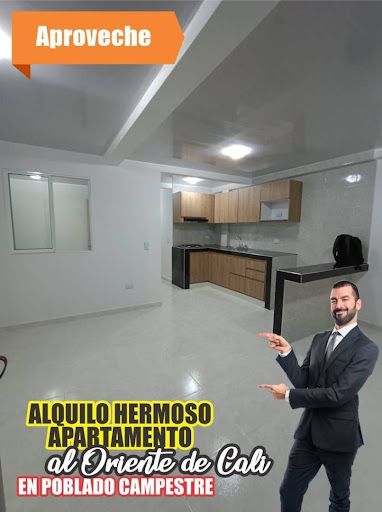 Apartamento en arriendo Valle Del Cauca Candelaria Jorge Eliecer Gaitan 55 m2 Habitaciones 2 Baños 1 Garajes 0 Precio $650000