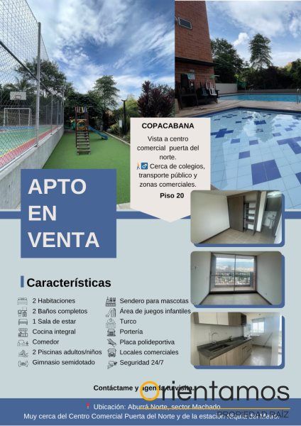 Apartamento en venta Antioquia Bello La Virginia 51 m2 Habitaciones 2 Baños 2 Garajes 0 Precio $270000000