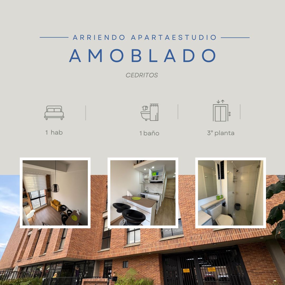 Apartaestudio en arriendo Cundinamarca Bogotá Cjr Atelier 126 27 m2 Habitaciones 1 Baños 1 Garajes 0 Precio $2000000
