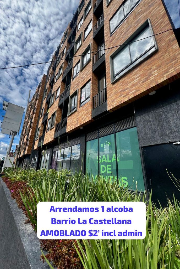 Apartaestudio en arriendo Cundinamarca Bogotá La Castellana 25 m2 Habitaciones 1 Baños 1 Garajes 0 Precio $1950000