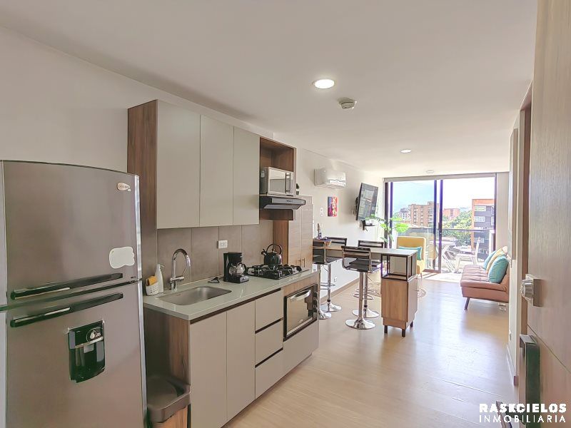 Apartaestudio en arriendo Antioquia Medellín El Nogal- Los Almendros 53 m2 Habitaciones 1 Baños 2 Garajes 1 Precio $6000000