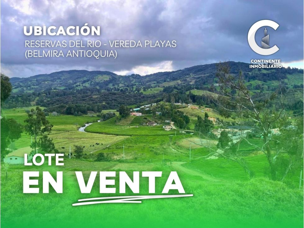 Lote en venta Antioquia Belmira Belmira 1600 m2 Habitaciones 0 Baños 0 Garajes 0 Precio $180000000
