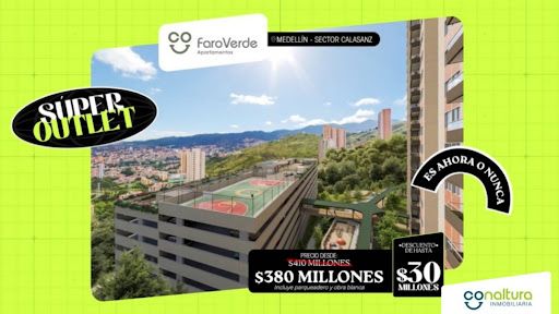 Apartamento en venta Antioquia Medellín Blanquizal 61 m2 Habitaciones 3 Baños 2 Garajes 0 Precio $505000000