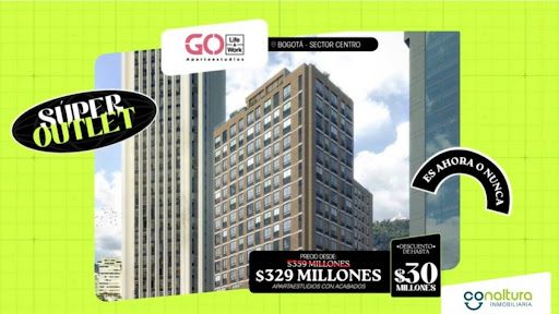 Apartaestudio en venta Cundinamarca Bogotá Las Nieves 38 m2 Habitaciones 1 Baños 1 Garajes 0 Precio $359100000