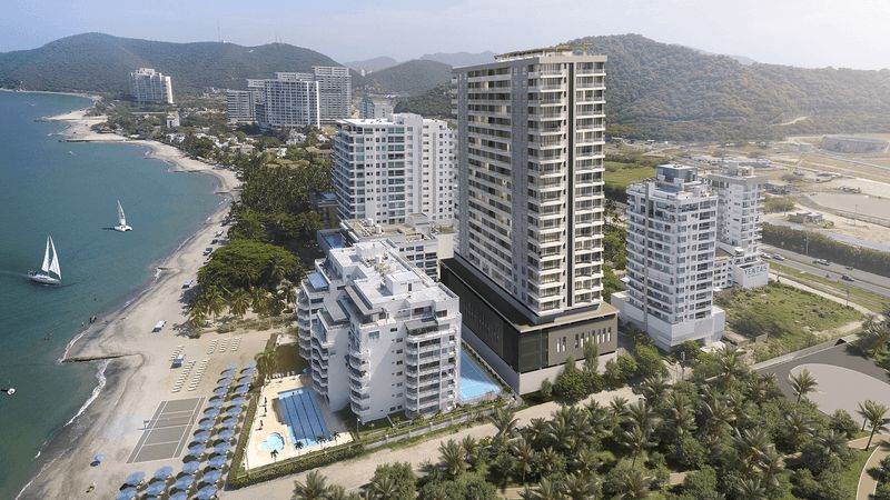 Apartamento en venta Magdalena Santa Marta Cn Parque Club Sorrento 71 m2 Habitaciones 2 Baños 2 Garajes 1 Precio $730000000