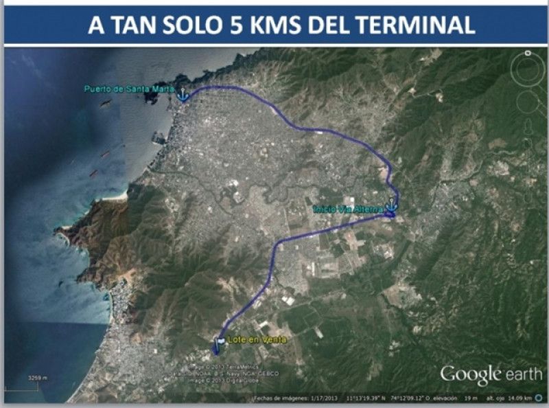 Lote en venta Magdalena Santa Marta Centro 54 m2 Habitaciones 0 Baños 0 Garajes 0 Precio $8640000000