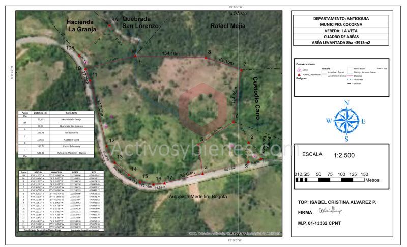 Lote en venta Antioquia Cocorná Cocorna 60000 m2 Habitaciones 0 Baños 0 Garajes 0 Precio $1800000000
