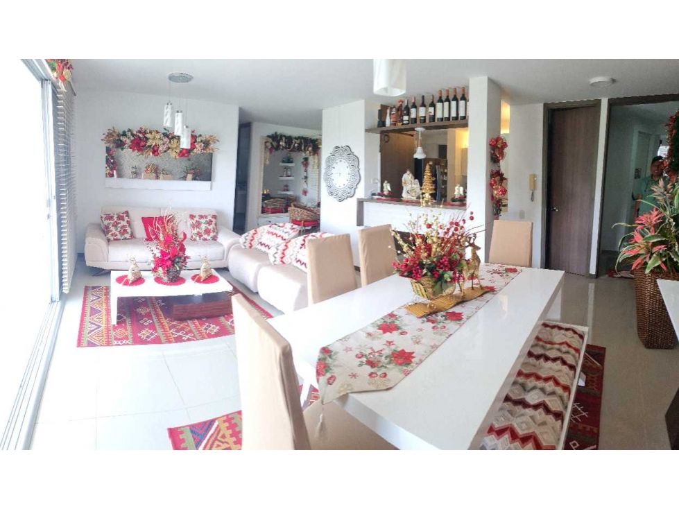 Apartamento en venta Valle Del Cauca Jamundí Cn Campestre Las Mercedes 112 m2 Habitaciones 3 Baños 3 Garajes 1 Precio $499000000