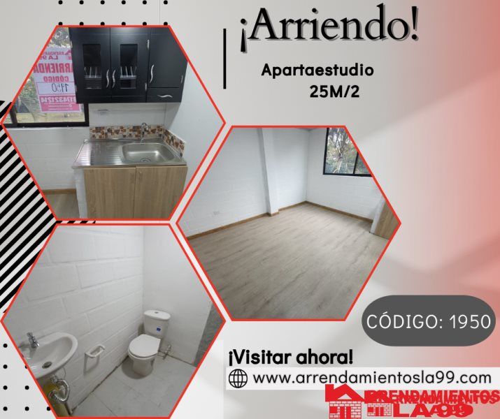 Apartaestudio en arriendo Antioquia Medellín El Socorro 25 m2 Habitaciones 1 Baños 1 Garajes 0 Precio $650000