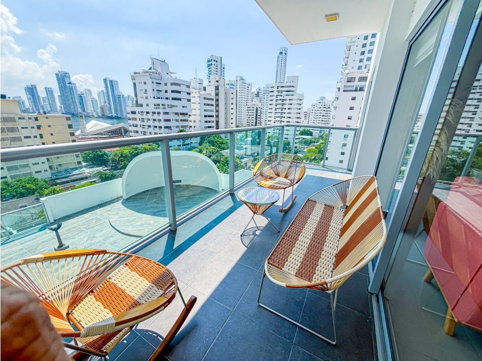 Apartamento en arriendo Bolívar Cartagena Boca Grande 97 m2 Habitaciones 2 Baños 3 Garajes 2 Precio $6500000