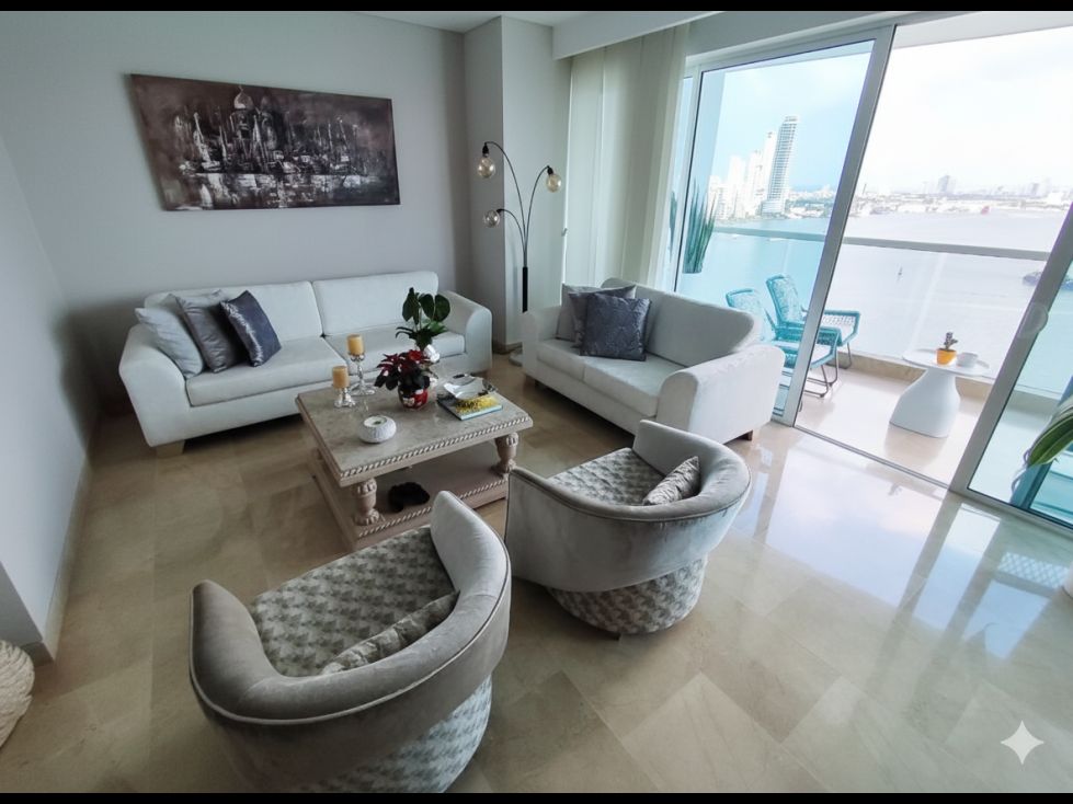 Apartamento en arriendo Bolívar Cartagena Castillo Grande 143 m2 Habitaciones 3 Baños 4 Garajes 1 Precio $9500000