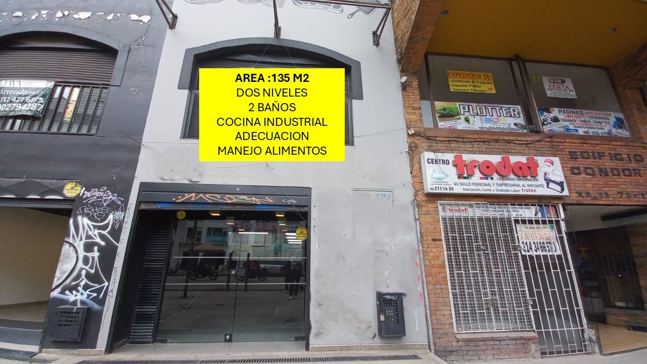 Local en arriendo Cundinamarca Bogotá La Porciuncula 135 m2 Habitaciones 0 Baños 1 Garajes 0 Precio $7000000