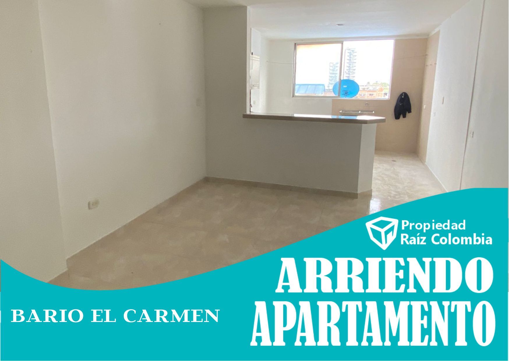 Apartamento en arriendo Tolima Ibagué El Carmen 60 m2 Habitaciones 3 Baños 2 Garajes 0 Precio $1100000