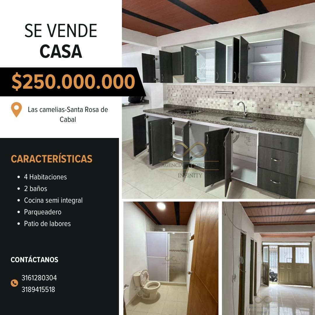 Casa en venta Risaralda Santa Rosa De Cabal Villa Hermosa Et Vi 96 m2 Habitaciones 4 Baños 2 Garajes 1 Precio $250000000