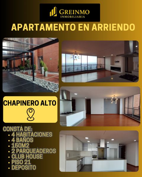 Apartamento en arriendo Cundinamarca Bogotá María Cristina 130 m2 Habitaciones 4 Baños 4 Garajes 2 Precio $6700000