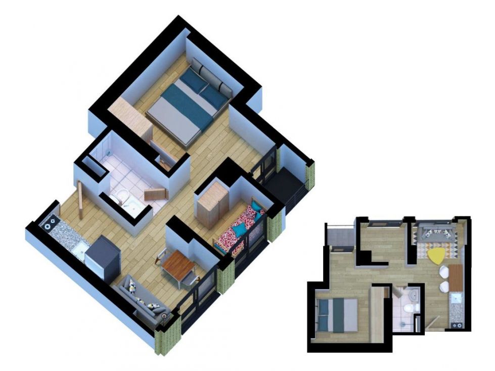 Apartaestudio en venta Cundinamarca Bogotá Chapinero Sur Occidental 35 m2 Habitaciones 2 Baños 1 Garajes 0 Precio $310000000