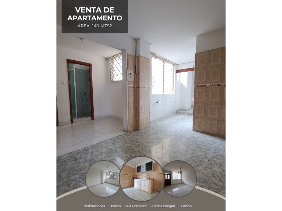 Apartamento en venta Valle Del Cauca Cali Granada 140 m2 Habitaciones 5 Baños 5 Garajes 0 Precio $298000000