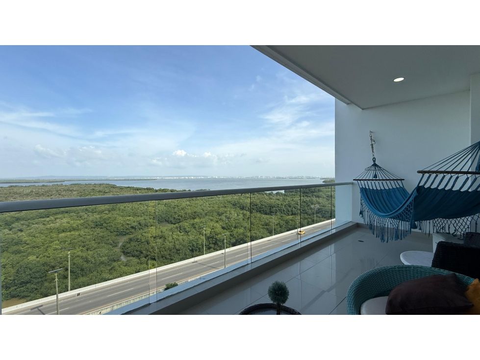 Apartamento en arriendo Bolívar Cartagena Crespo 60 m2 Habitaciones 1 Baños 2 Garajes 1 Precio $3400000