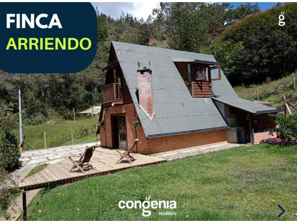 Finca en arriendo Antioquia El Retiro El Retiro 100 m2 Habitaciones 2 Baños 1 Garajes 1 Precio $2500000