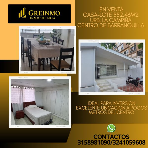Casa en venta Atlántico Barranquilla La Campiña 200 m2 Habitaciones 5 Baños 4 Garajes 1 Precio $1500000000