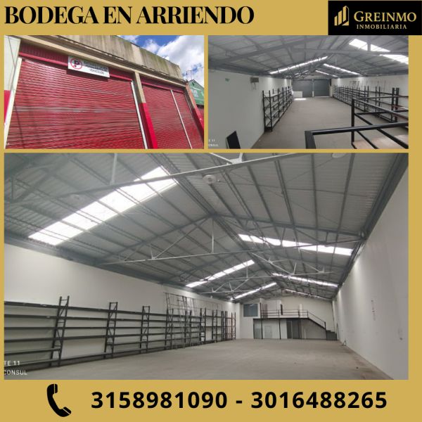 Bodega en arriendo Cundinamarca Bogotá La Pepita 520 m2 Habitaciones 0 Baños 2 Garajes 0 Precio $35000000