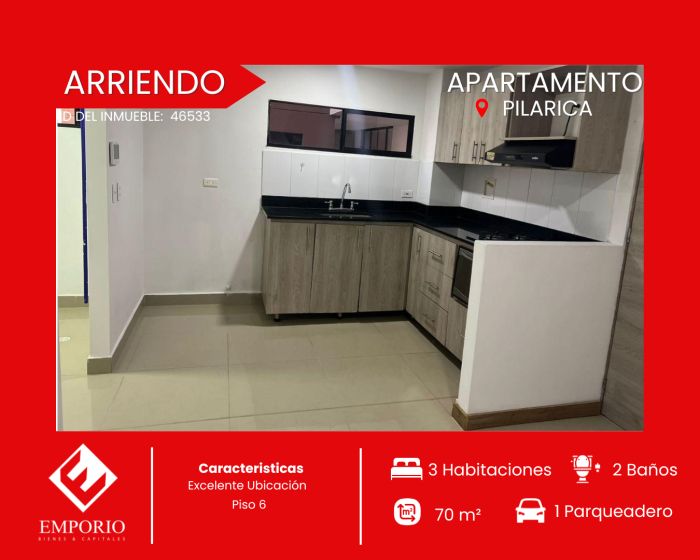 Apartamento en arriendo Antioquia Medellín Ecoparque Cerro El Volador 79 m2 Habitaciones 3 Baños 2 Garajes 1 Precio $2850000