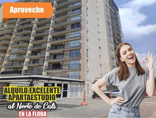 Apartaestudio en arriendo Valle Del Cauca Cali Urbanización La Flora 55 m2 Habitaciones 1 Baños 1 Garajes 1 Precio $1700000