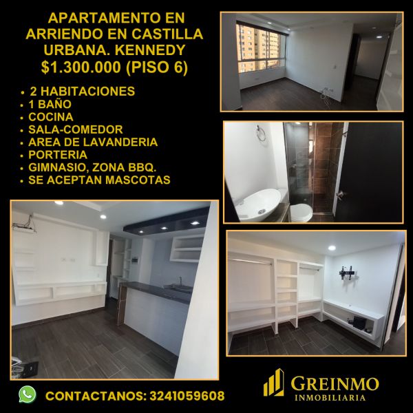 Apartamento en arriendo Cundinamarca Bogotá Bosconia 40 m2 Habitaciones 2 Baños 1 Garajes 0 Precio $1300000
