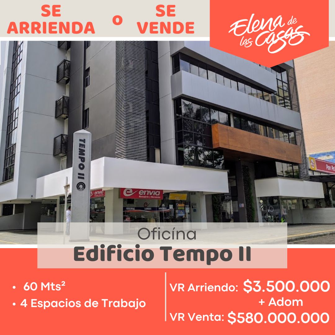 Oficina en arriendo o venta Santander Bucaramanga Mejoras Publicas 60 m2 Habitaciones 0 Baños 0 Garajes 0 Precio venta $580000000 Precio arriendo $4533000