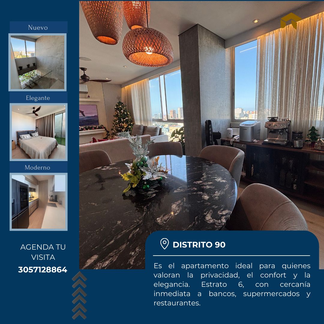 Apartamento en arriendo Atlántico Barranquilla El Poblado 165 m2 Habitaciones 3 Baños 4 Garajes 2 Precio $8500000