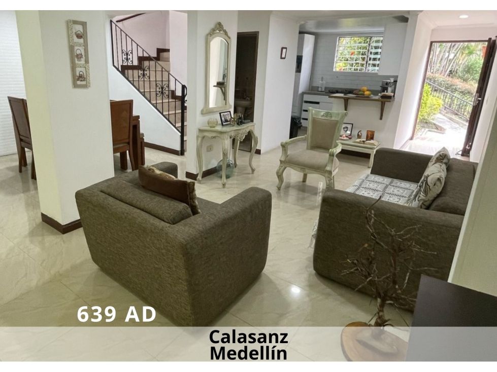 Casa en venta Antioquia Medellín Calasanz Parte Alta 130 m2 Habitaciones 4 Baños 3 Garajes 1 Precio $670000000