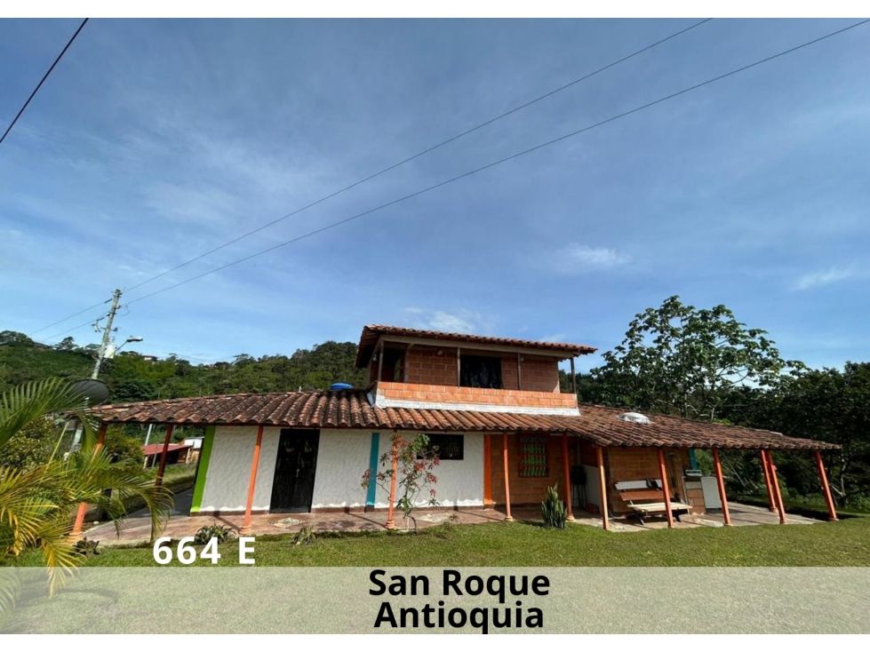 Finca en venta Antioquia San Roque San Roque 260 m2 Habitaciones 5 Baños 3 Garajes 3 Precio $490000000