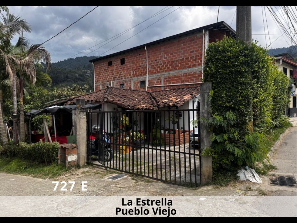 Finca en venta Antioquia La Estrella Pueblo Viejo 650 m2 Habitaciones 3 Baños 2 Garajes 3 Precio $1800000000