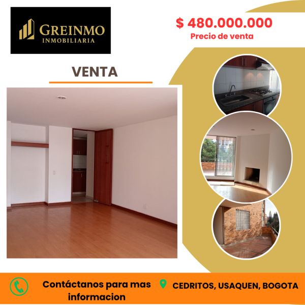 Apartamento en venta Cundinamarca Bogotá Cedro Salazar 87 m2 Habitaciones 2 Baños 3 Garajes 2 Precio $520000000
