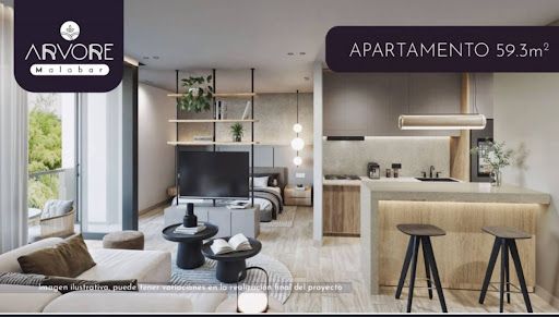 Apartamento en venta Risaralda Pereira Pereira 59 m2 Habitaciones 1 Baños 2 Garajes 1 Precio $644000000