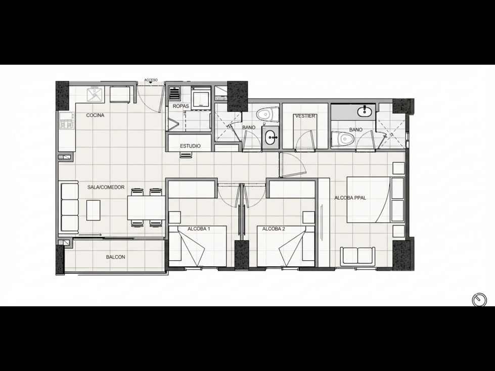 Apartamento en venta Antioquia Envigado Alcalá 78 m2 Habitaciones 3 Baños 2 Garajes 1 Precio $885000000