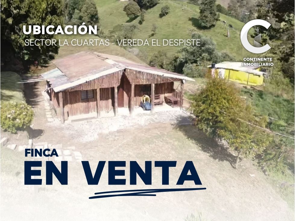 Finca en venta Antioquia Bello Bello 10000 m2 Habitaciones 2 Baños 1 Garajes 1 Precio $590000000