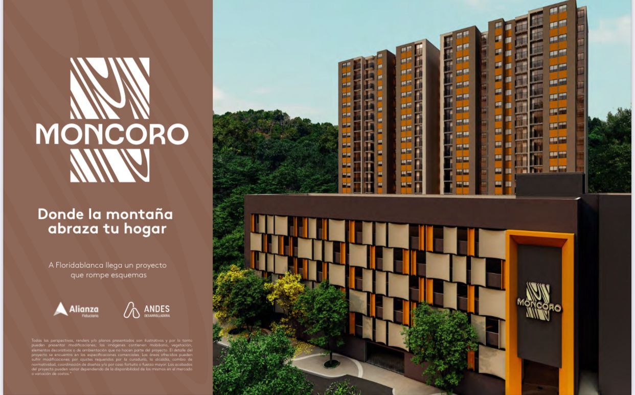 Apartamento en venta Santander Floridablanca Molinos Altos 50 m2 Habitaciones 2 Baños 2 Garajes 1 Precio $250100000